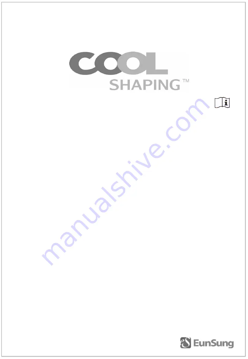 EunSung CoolShaping Operator'S Manual Download Page 1