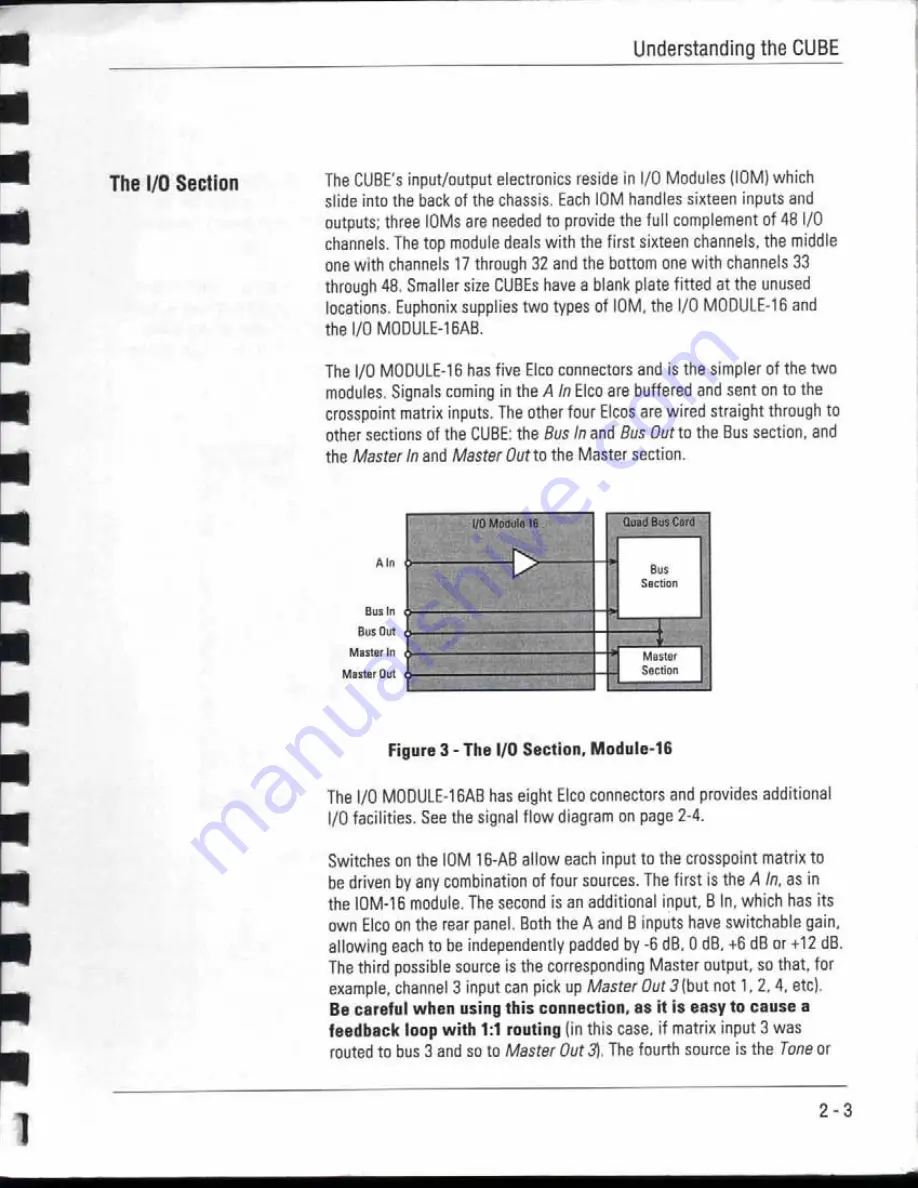 Euphonix The CUBE Service Manual Download Page 10