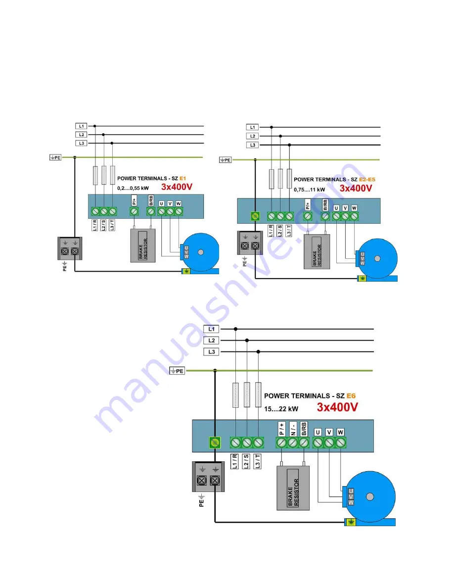 EURA DRIVES E800 series Safety Instructions, Installation And Operating Manual Download Page 20