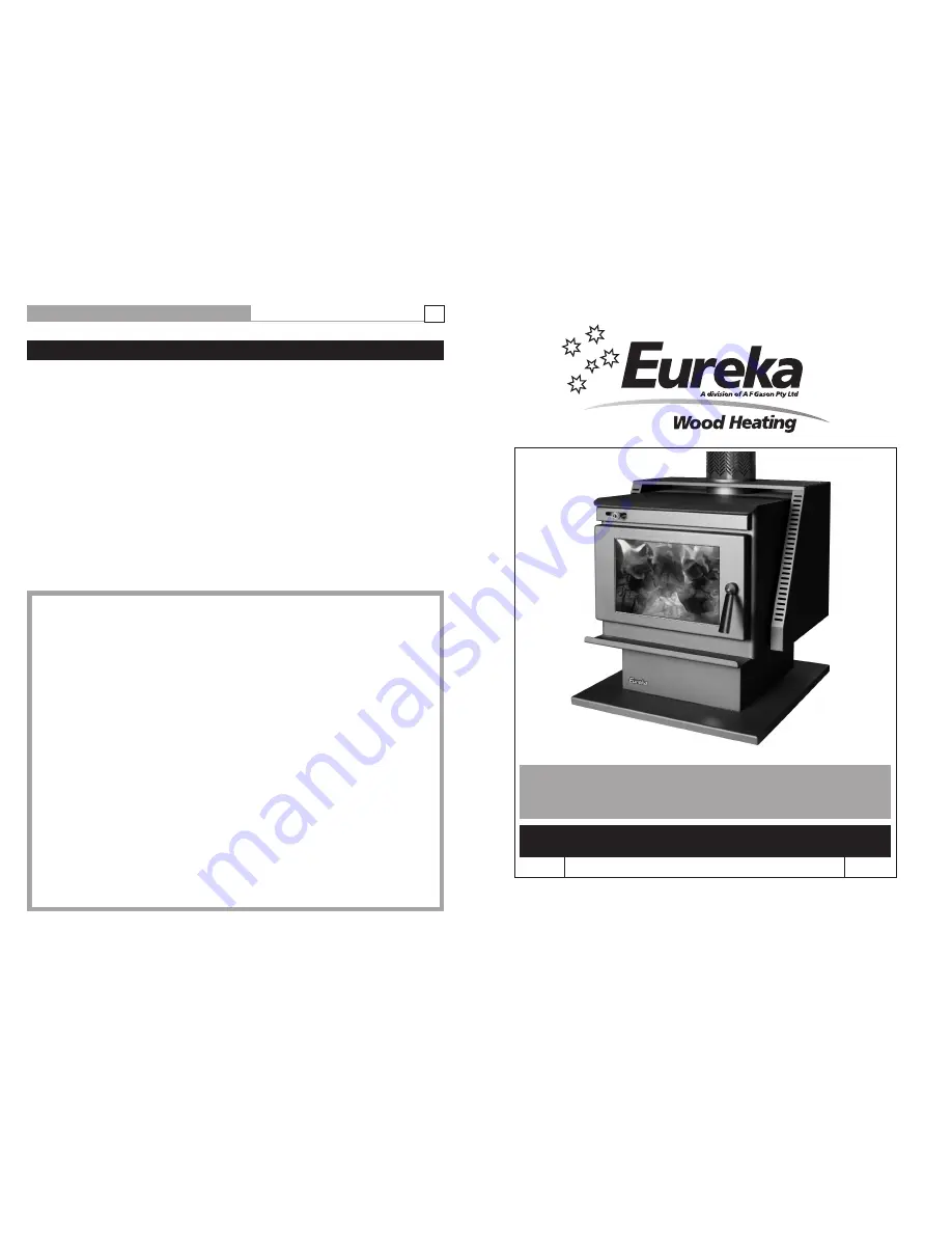 Eureka Nugget Mk2 Freestanding Скачать руководство пользователя страница 1