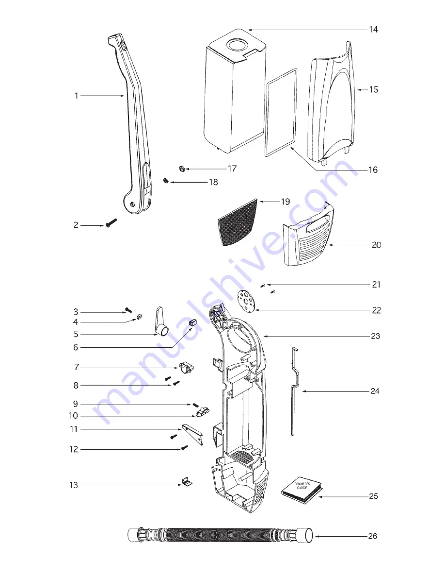 Eureka SC785AT - Commercial Vacuum, 30' Cord Скачать руководство пользователя страница 6