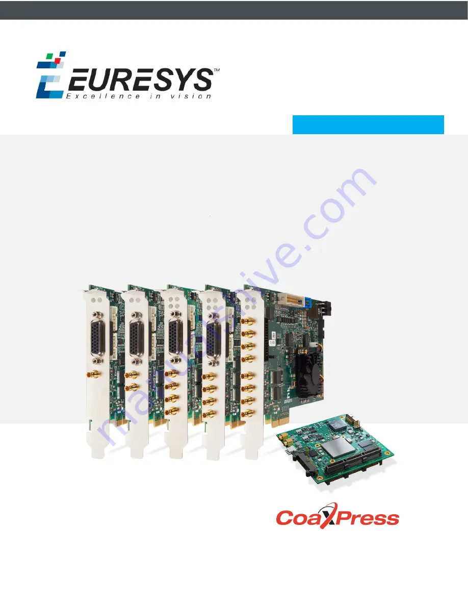 Euresys Coaxlink Скачать руководство пользователя страница 1