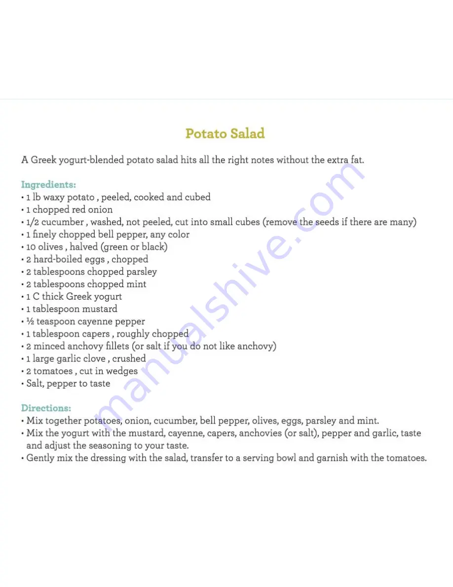 Euro Cuisine GY60 Instruction Book Download Page 8