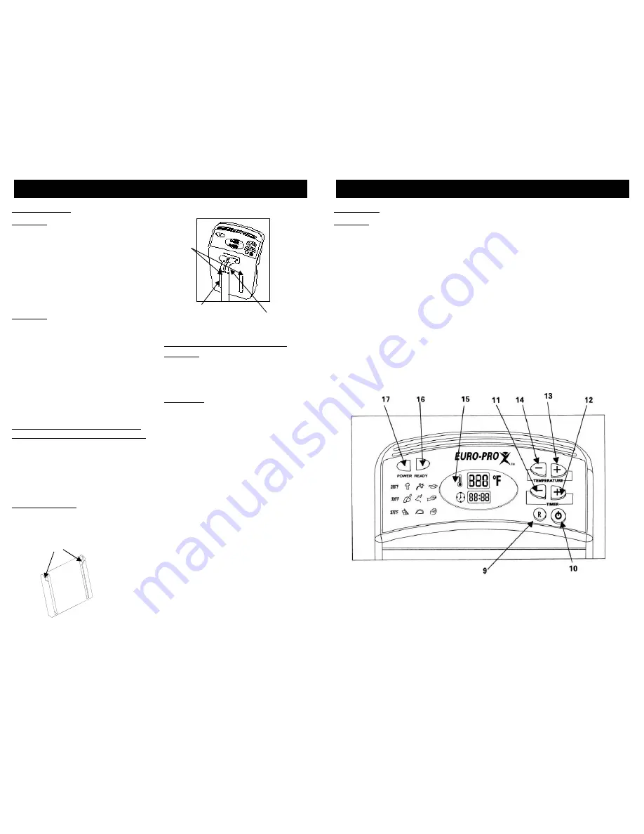 Euro-Pro 5 LITER F1066 Owner'S Manual Download Page 4