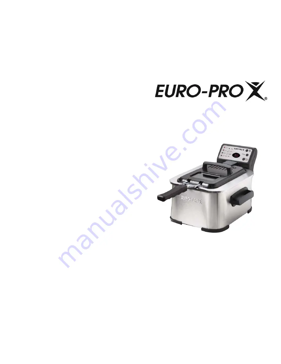 Euro-Pro F1052 Owner'S Manual Download Page 1