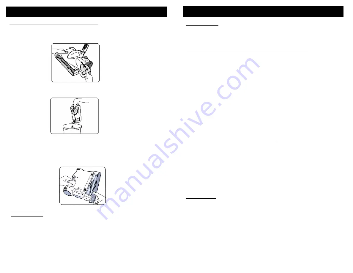 Euro-Pro Shark UV610BL Owner'S Manual Download Page 19