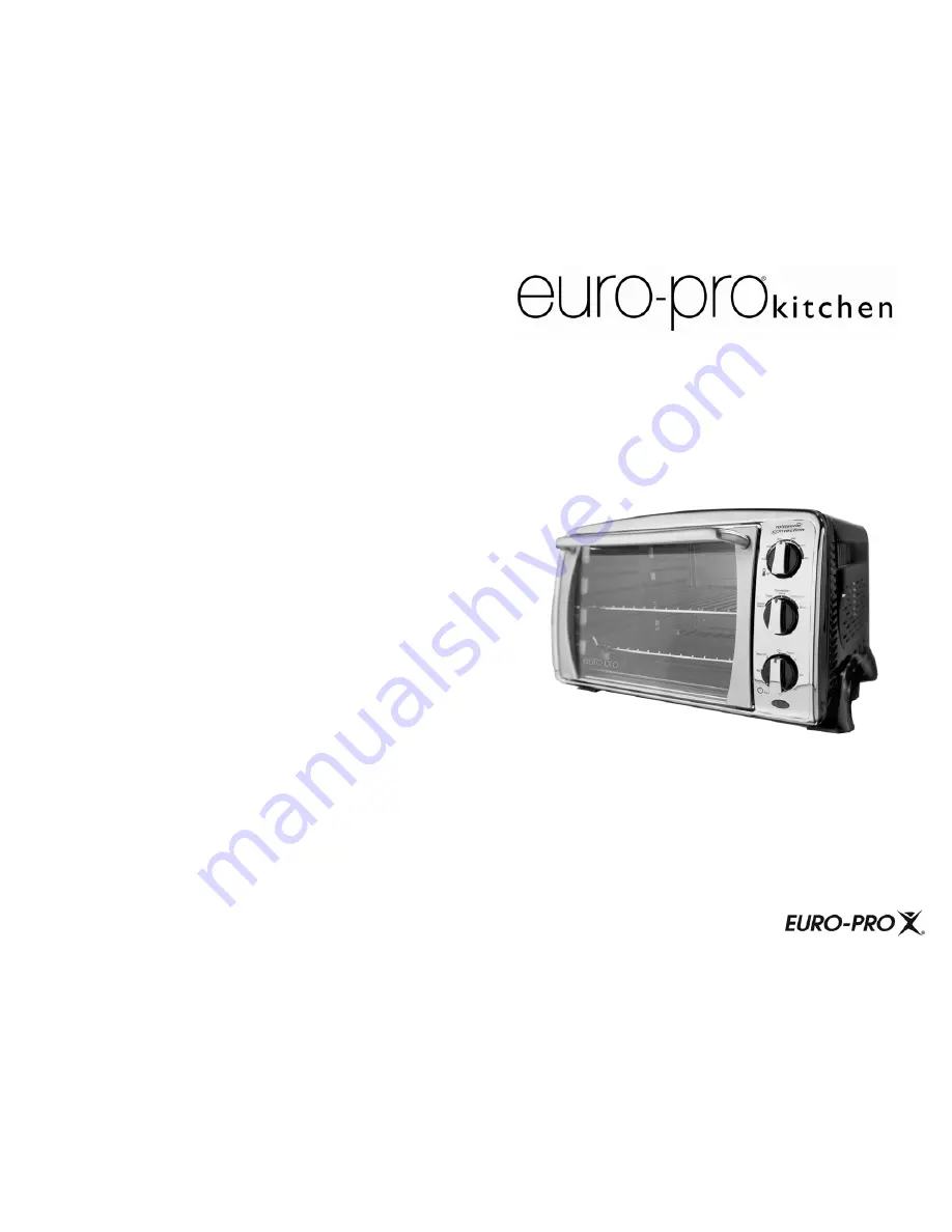 Euro-Pro TO241R Owner'S Manual Download Page 1