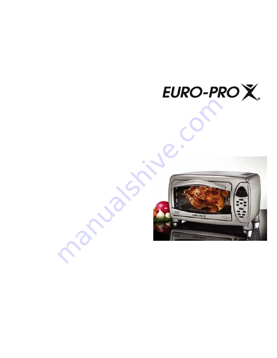 Euro-Pro TO31 Owner'S Manual Download Page 1