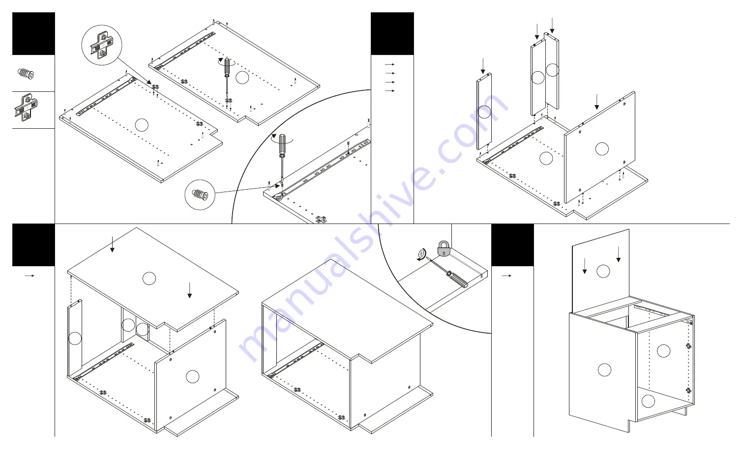 Euro-Rite Cabinets Base Cabinet with 1 Drawer Скачать руководство пользователя страница 2