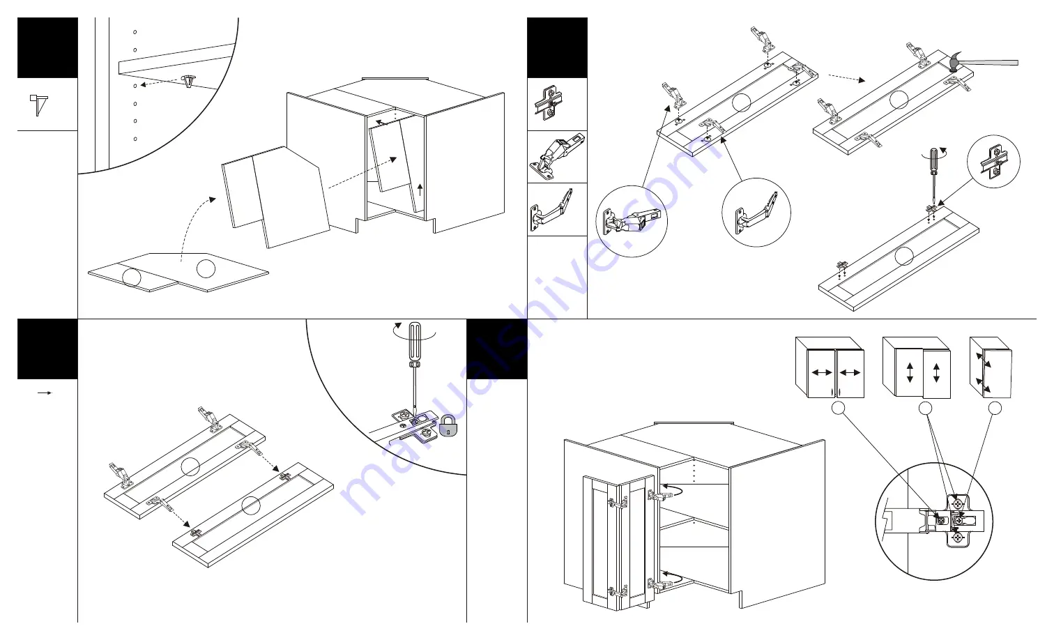 Euro-Rite Cabinets Corner Base Cabinet Скачать руководство пользователя страница 4