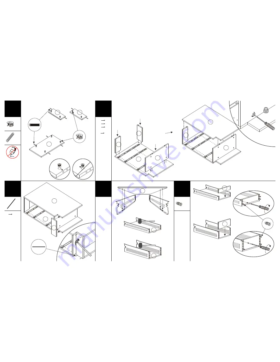 Euro-Rite Cabinets Vanity 3 Drawer Bank Скачать руководство пользователя страница 2