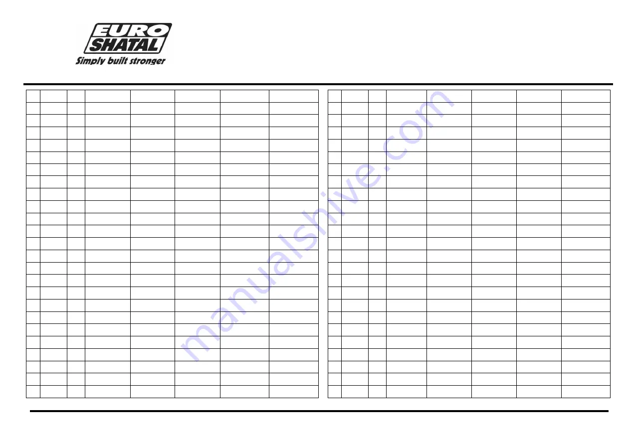 Euro Shatal CS-454M Operating Instructions/Spare Parts List Download Page 13