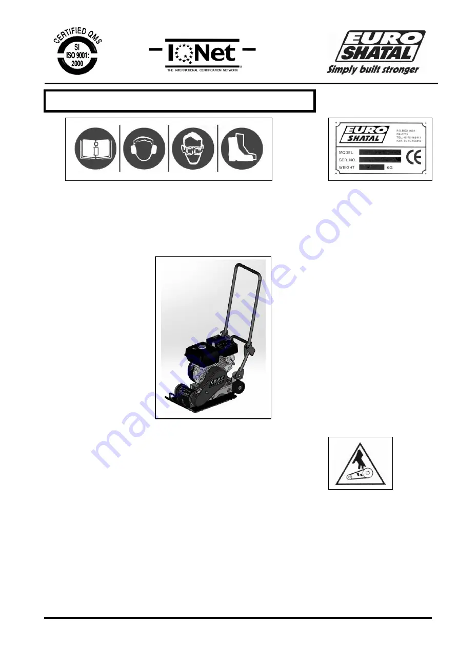 Euro Shatal PC1114 Operating Instructions Manual Download Page 5