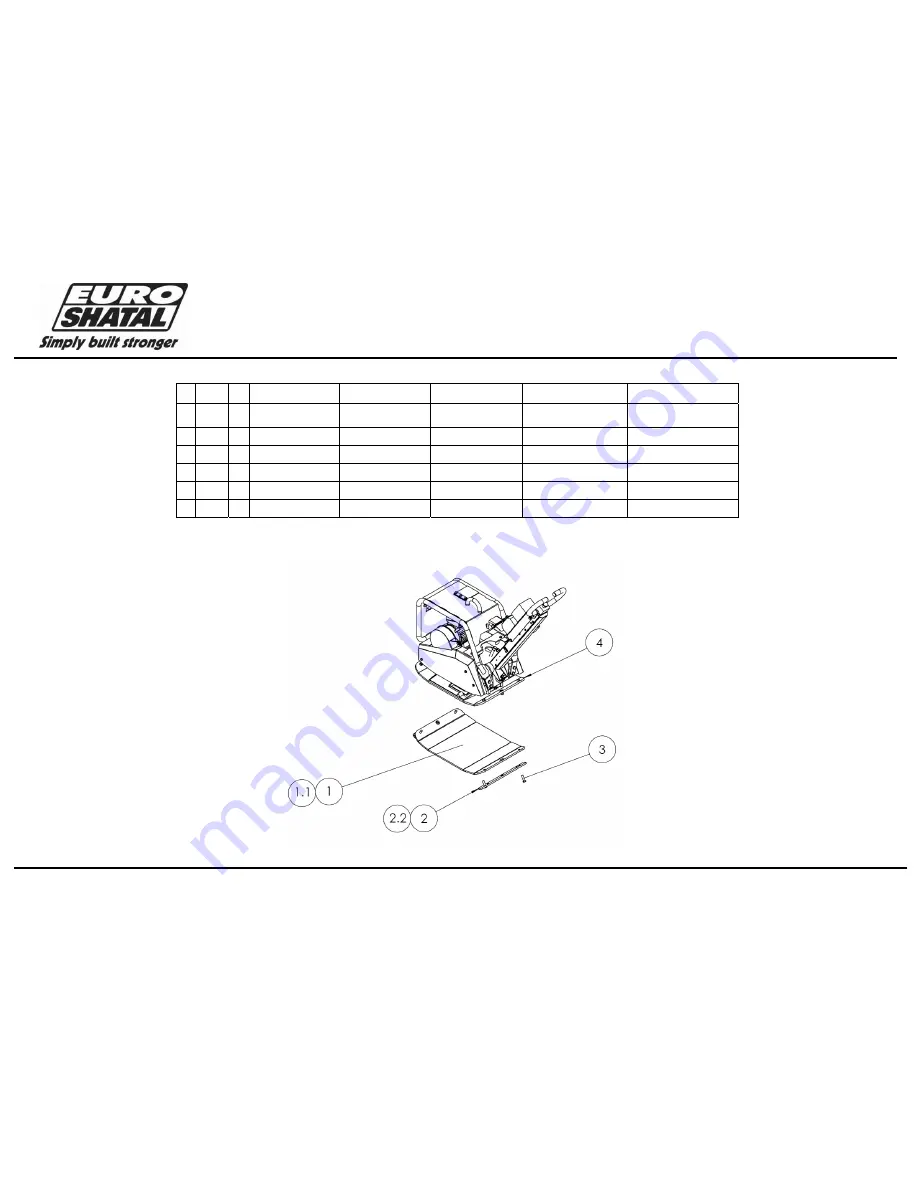 Euro Shatal RP3014E-50 Operating Instructions And Spare Parts List Download Page 19