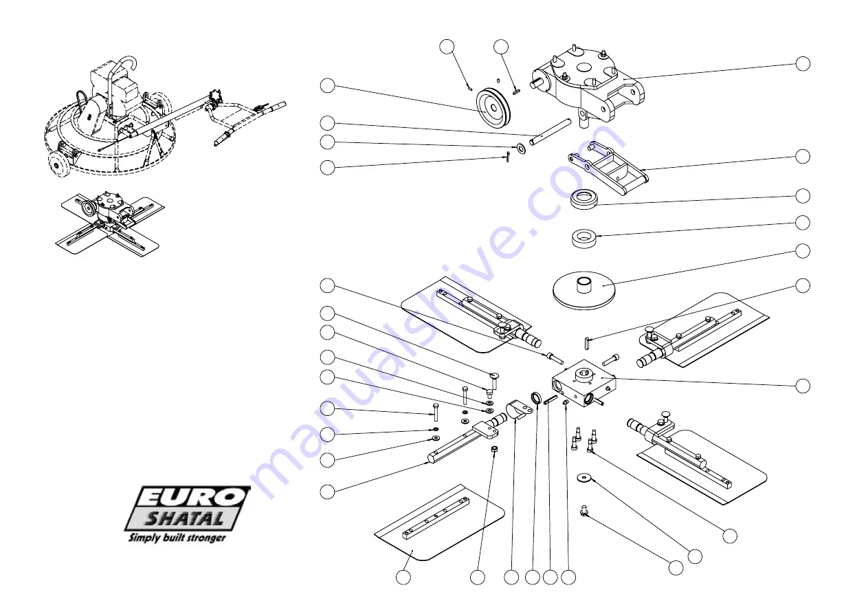 Euro Shatal ST122 - M12800 - ROBIN GASOLINE Operating Instructions/Spare Parts List Download Page 13