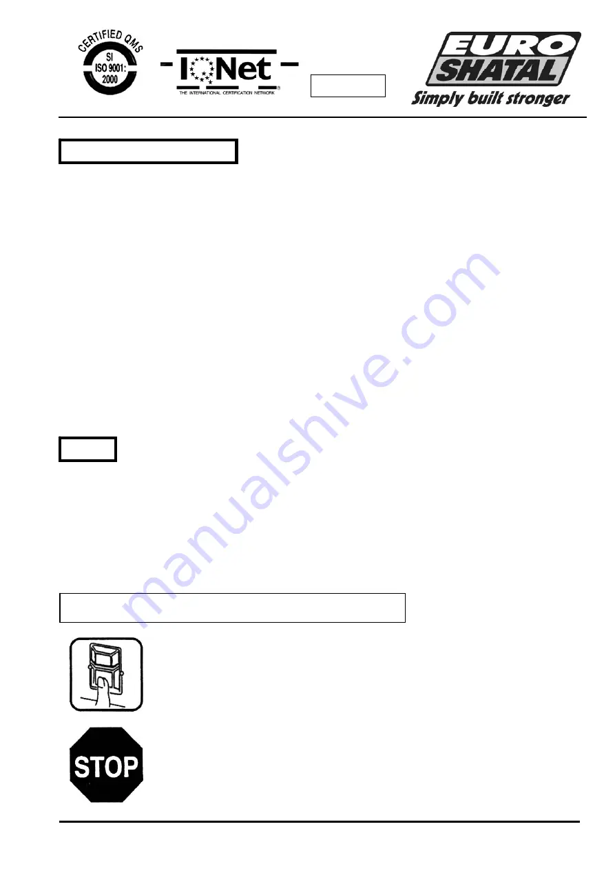 Euro Shatal TS301 Operating Instructions/Spare Parts List Download Page 29