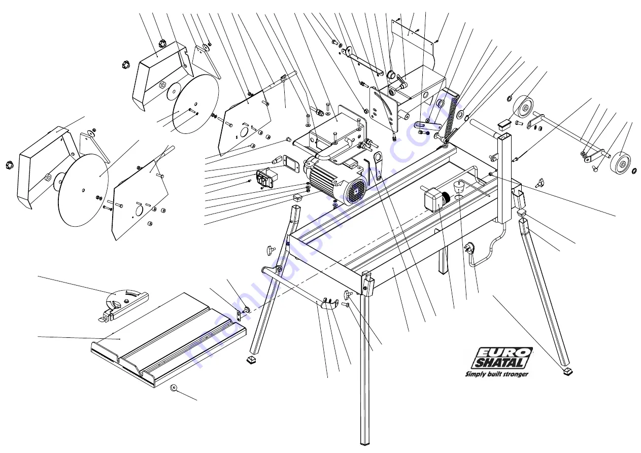 Euro Shatal TS301 Operating Instructions/Spare Parts List Download Page 42