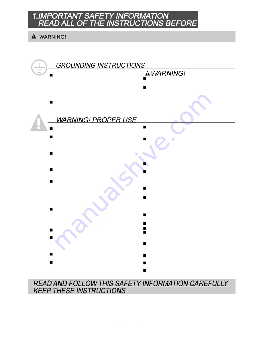 EURO EDV600SS Instruction Manual Download Page 4