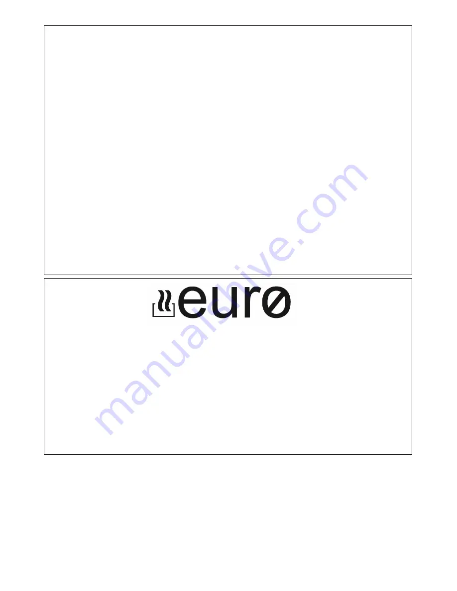 EURO EPZ3WGCTS Use, Installation And Maintenance Instructions Download Page 1