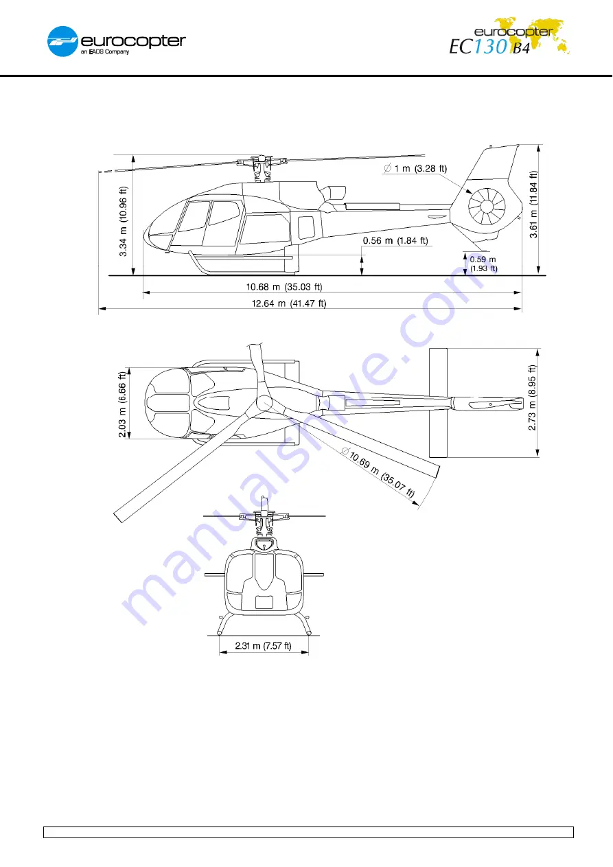 Eurocopter EC130B4 Technical Data Manual Download Page 7