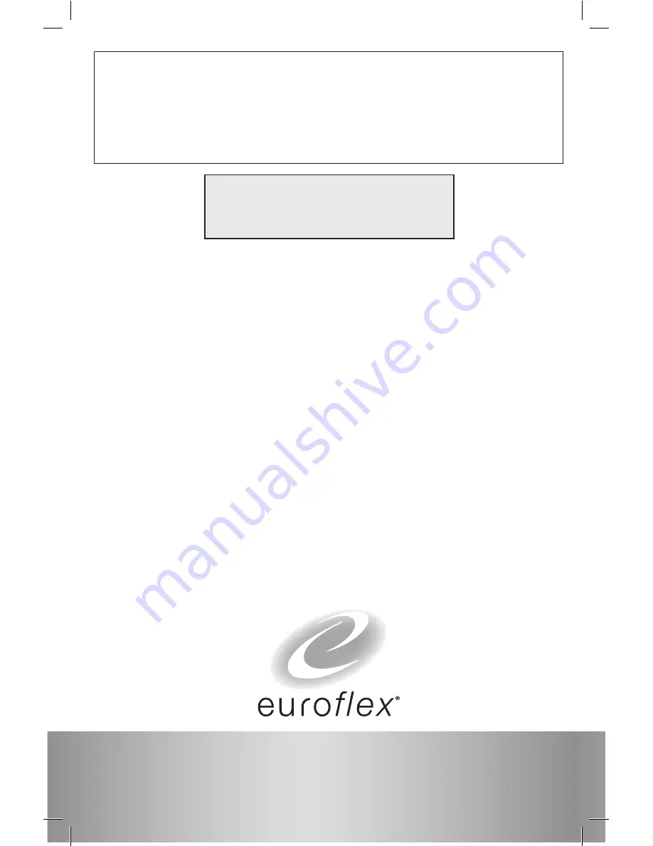 Euroflex Monster EZ2 AUS Instruction Manual Download Page 16