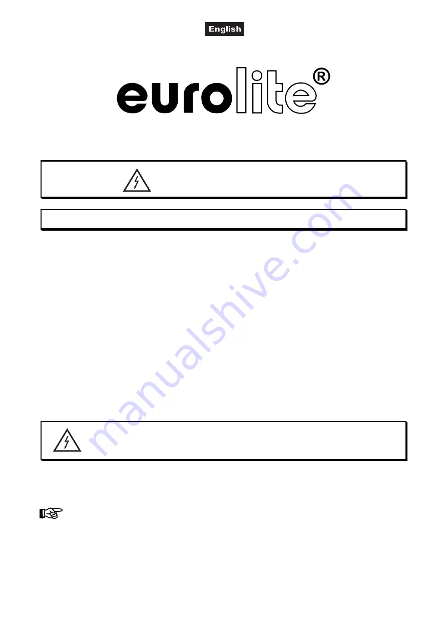 euroline LED Techno Strobe DMX User Manual Download Page 13