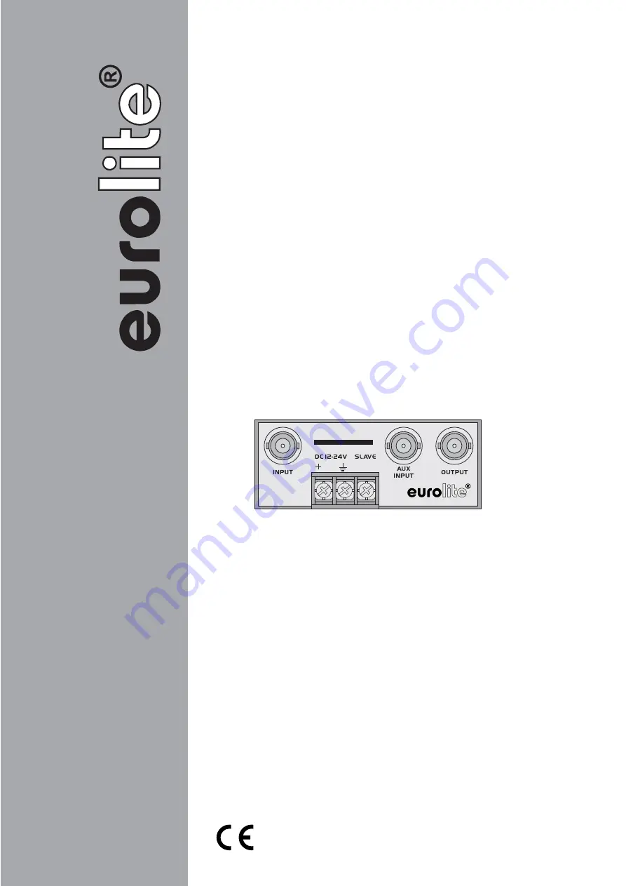 euroline LVH-6 Скачать руководство пользователя страница 1