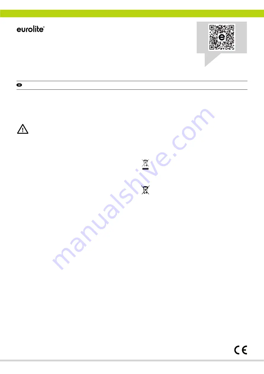 EuroLite 41700320 User Manual Download Page 1