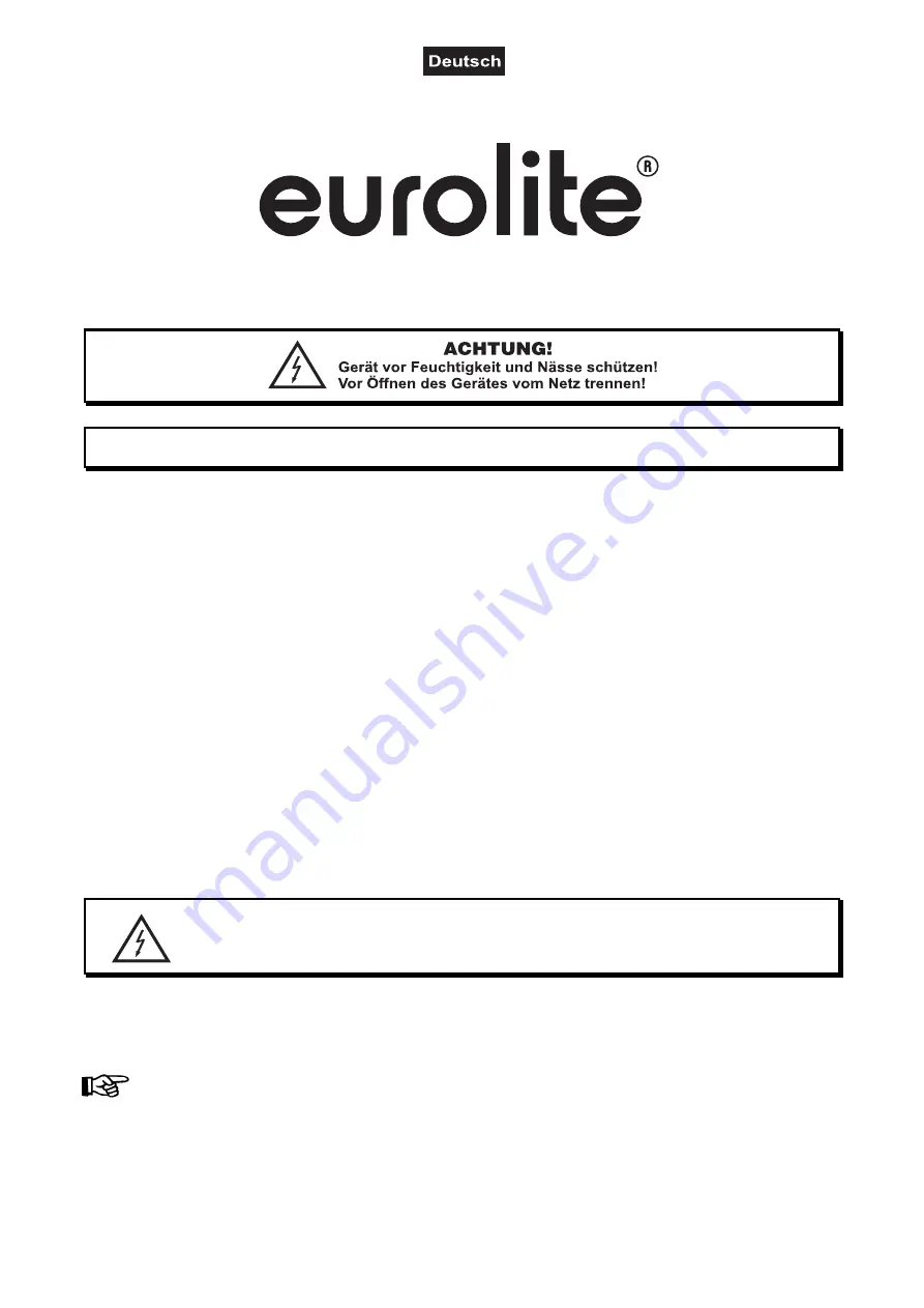 EuroLite 42109605 User Manual Download Page 4