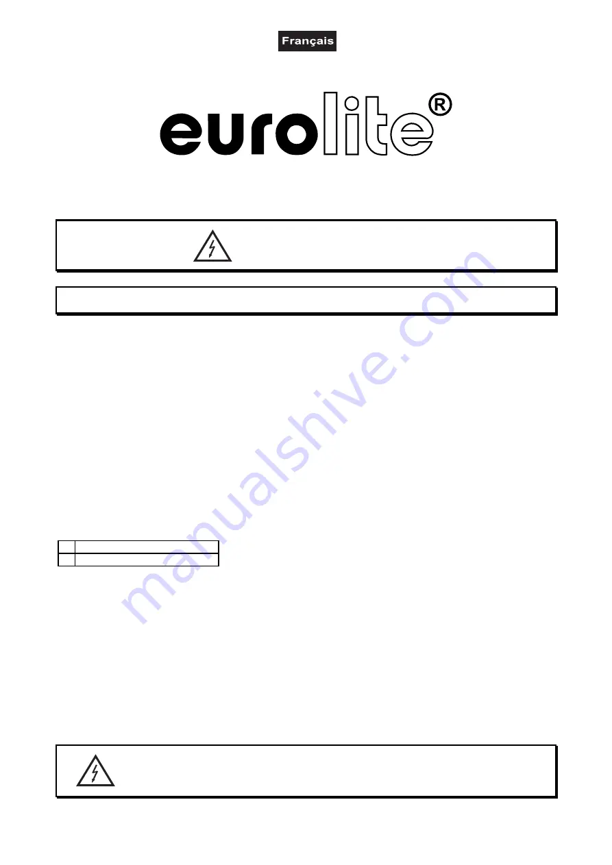 EuroLite 50125050 User Manual Download Page 12