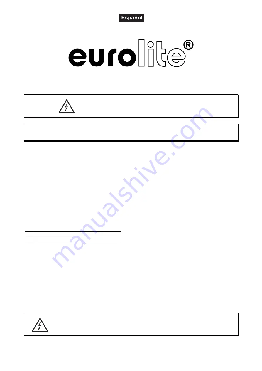 EuroLite 50125050 User Manual Download Page 16