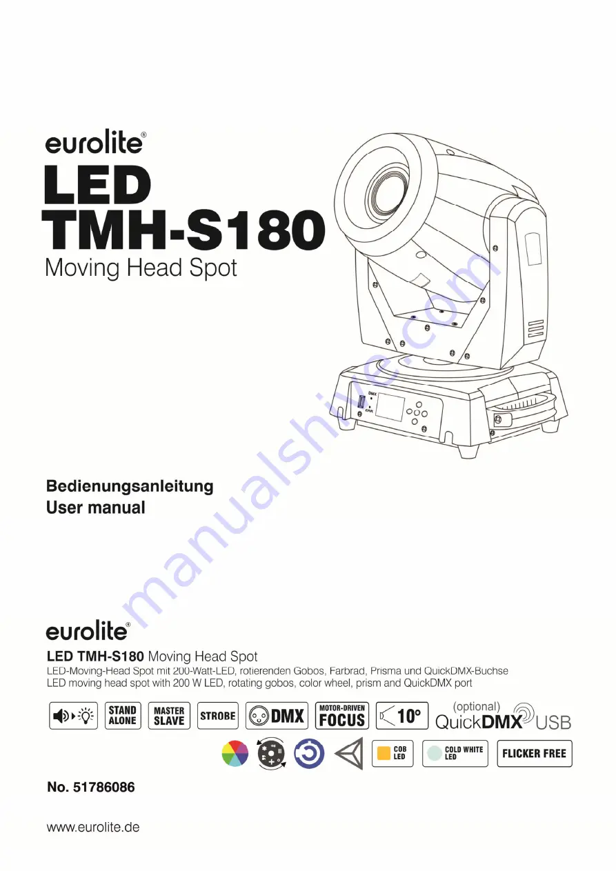 EuroLite 51786086 User Manual Download Page 1