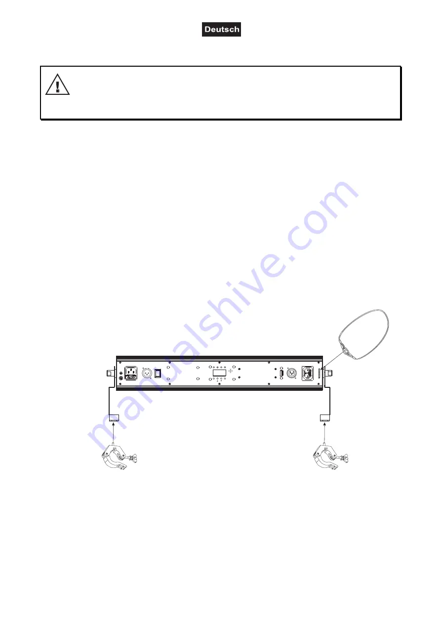 EuroLite AKKU Bar-6 User Manual Download Page 7