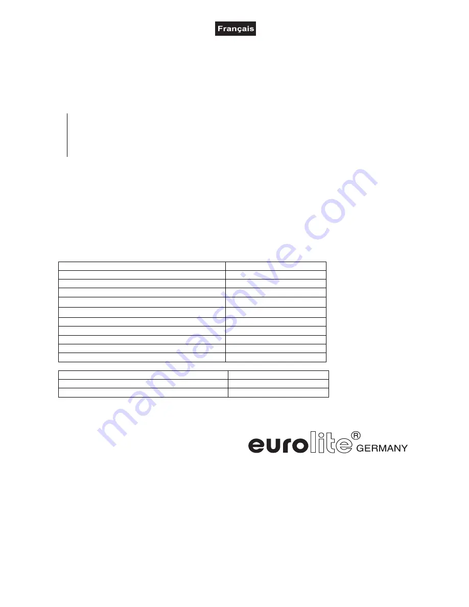 EuroLite D-26 E Apollo EC User Manual Download Page 27