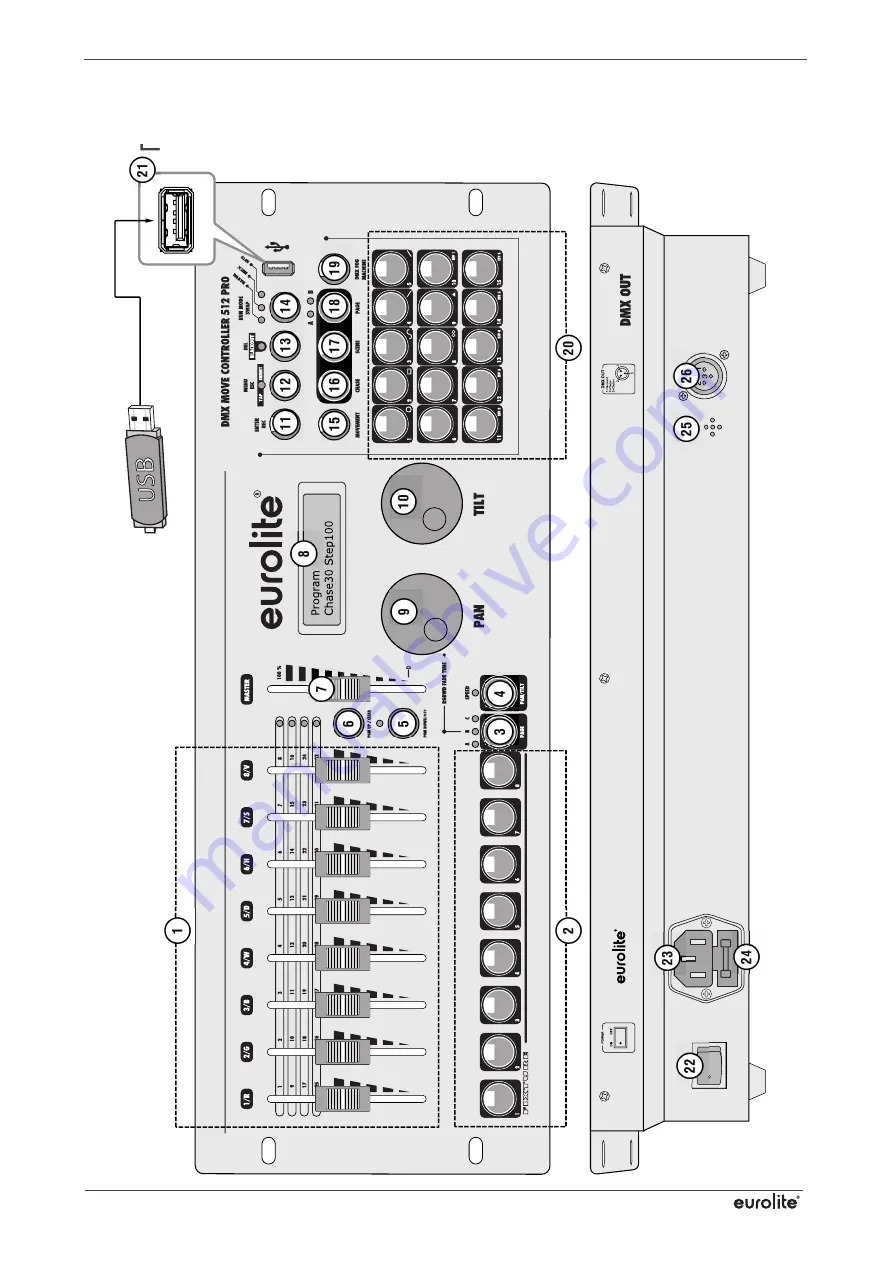 EuroLite DMX Move Control 512 PRO Скачать руководство пользователя страница 42