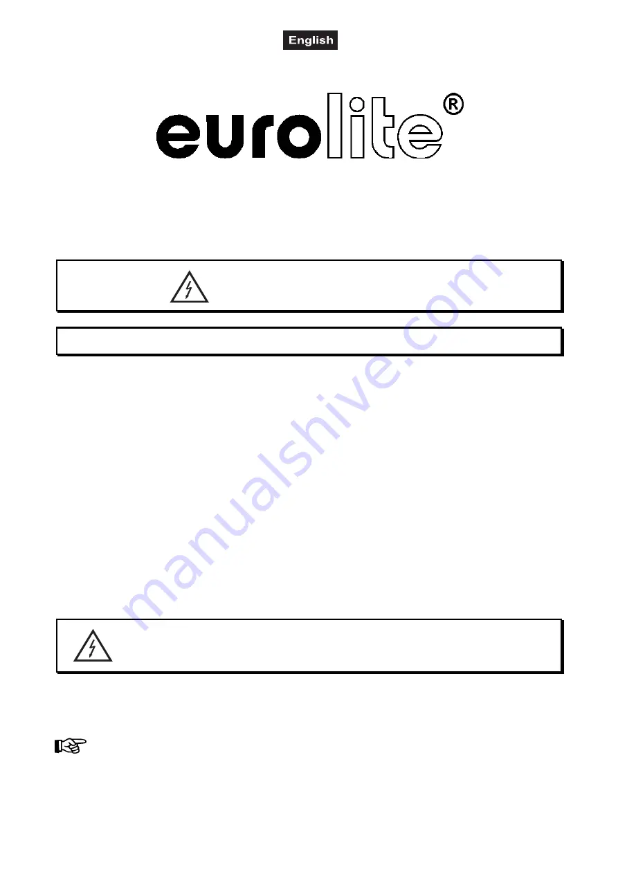 EuroLite DPX-405 DMX User Manual Download Page 10