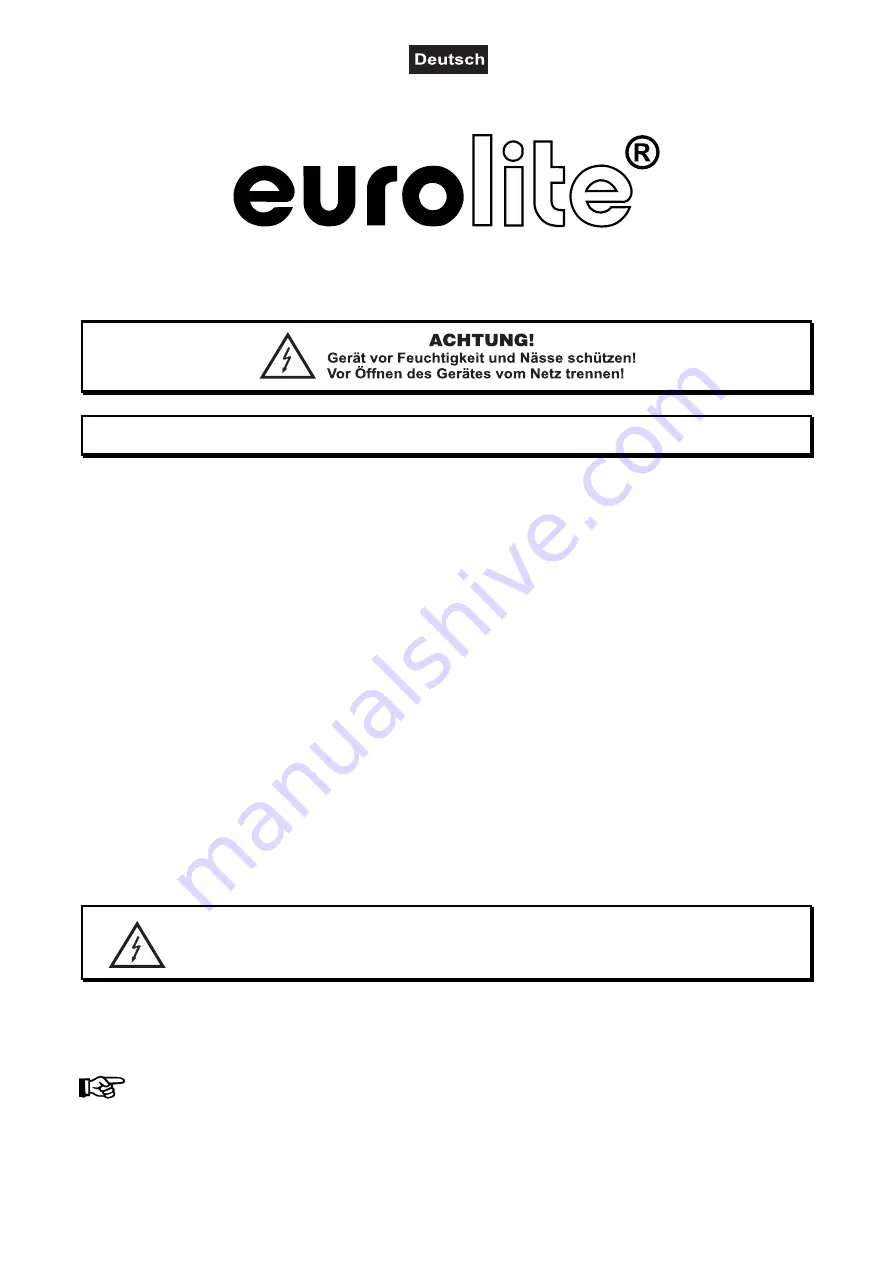 EuroLite FE-3x1 TCL User Manual Download Page 3