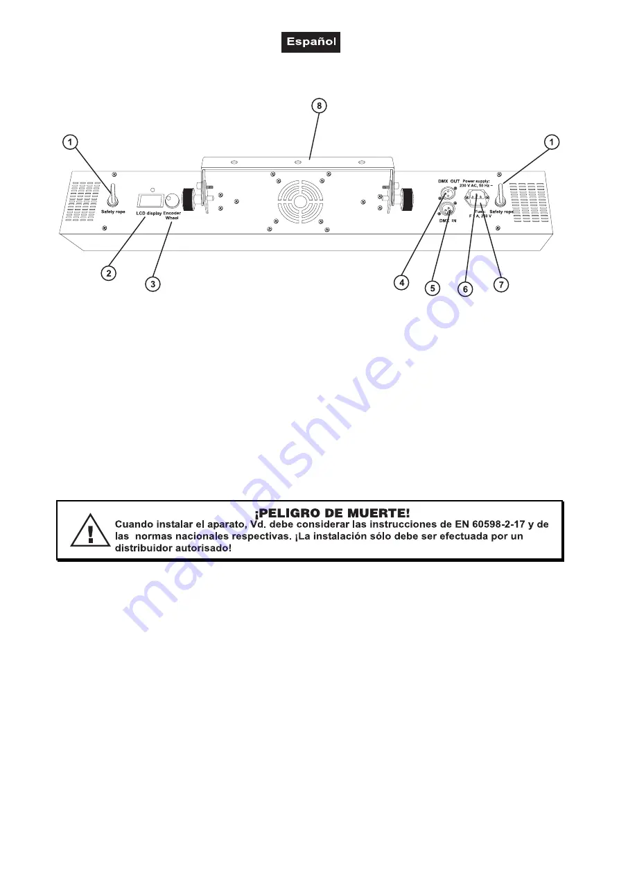 EuroLite LED Bar 288/5 RGB User Manual Download Page 43