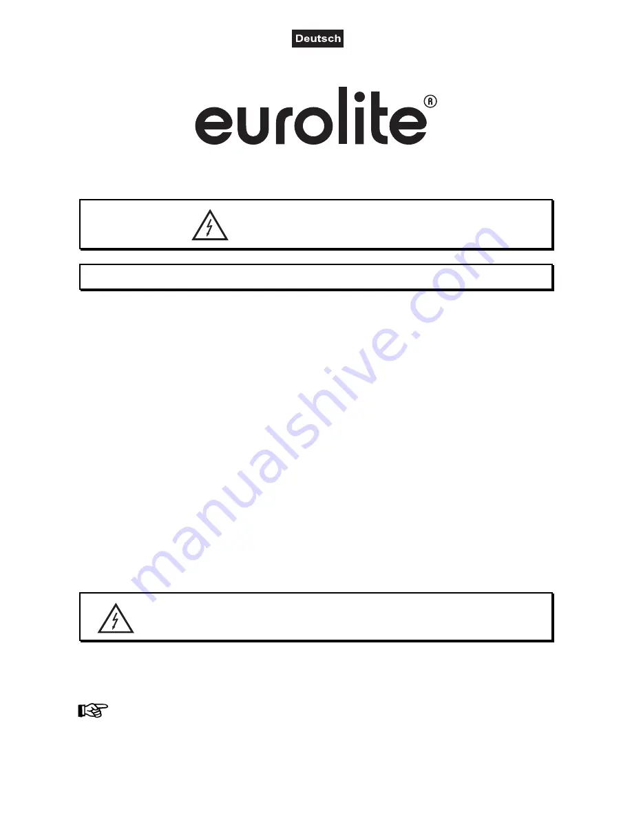 EuroLite LED FE-900 Hybrid Скачать руководство пользователя страница 3