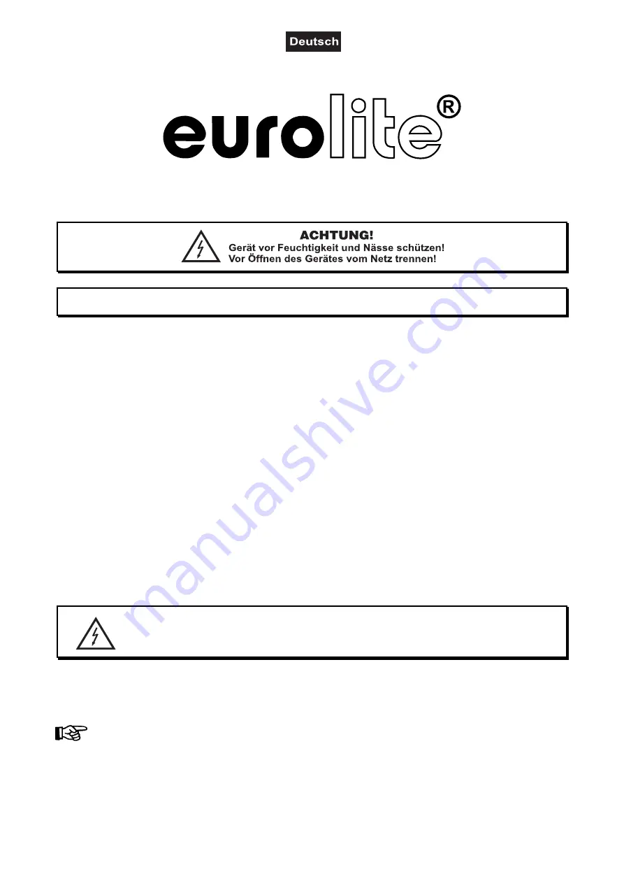 EuroLite LED KLS-400 Manual Download Page 4