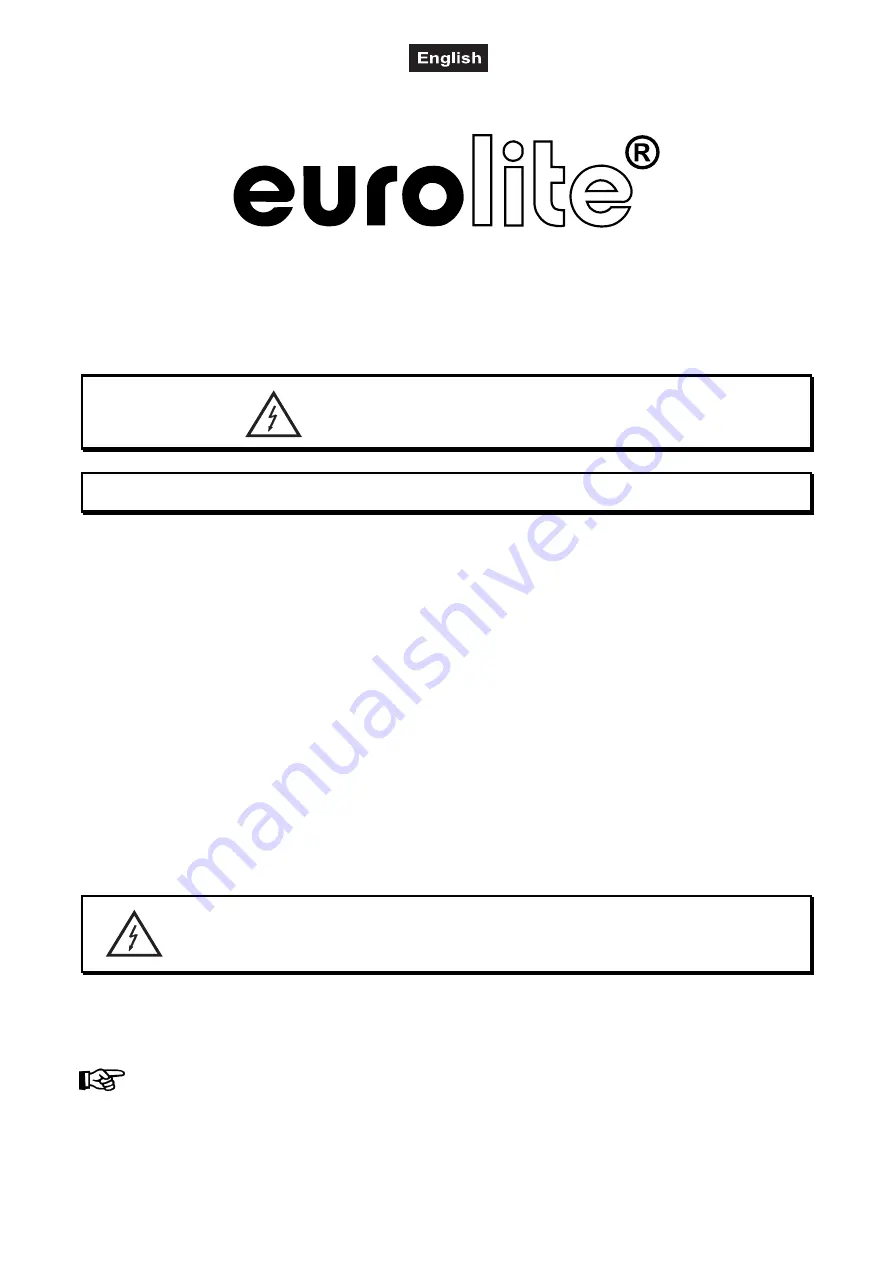 EuroLite LED PD Series User Manual Download Page 12