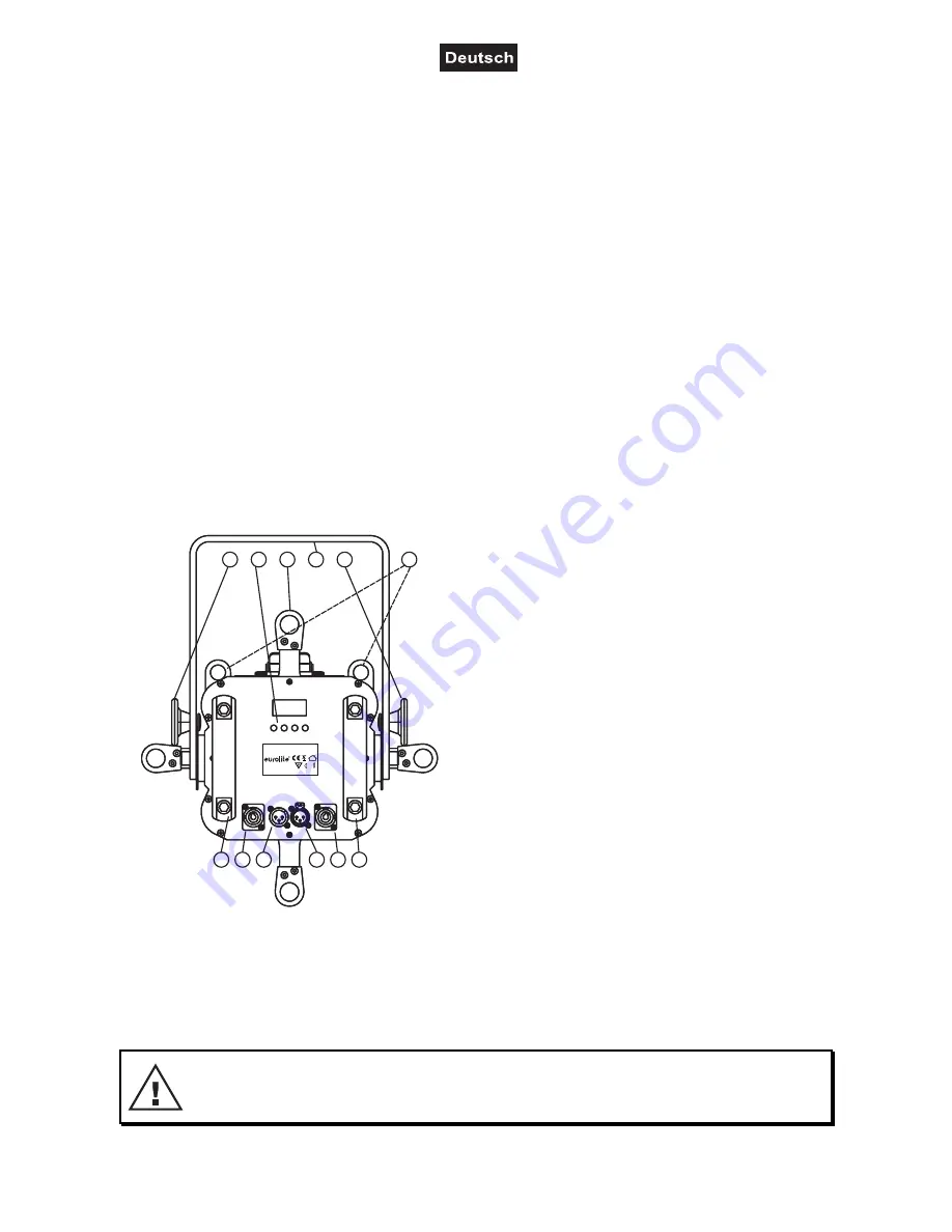 EuroLite LED PFE-120 3000K Скачать руководство пользователя страница 6