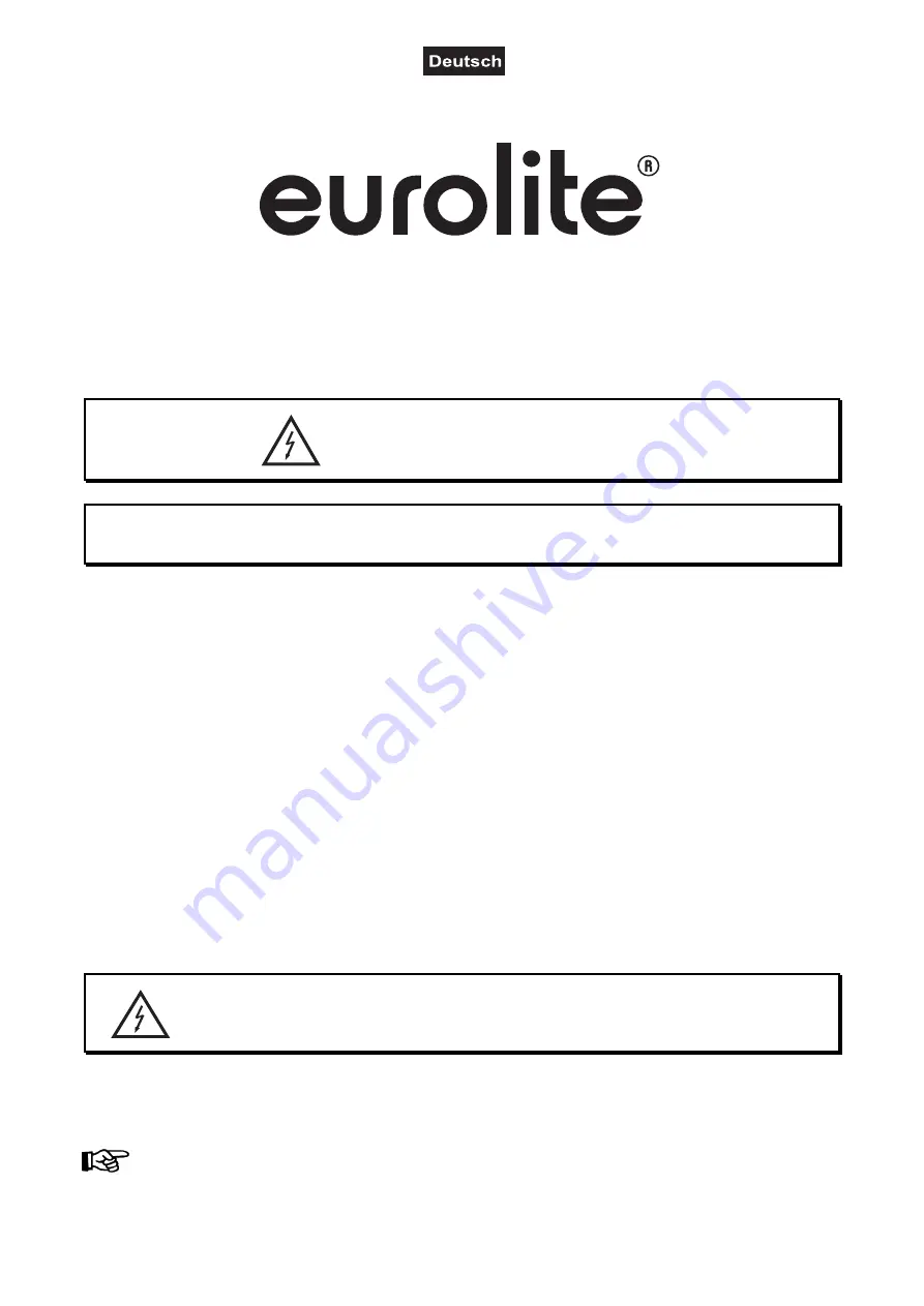 EuroLite LED PSU-5A Artnet/DMX Скачать руководство пользователя страница 3