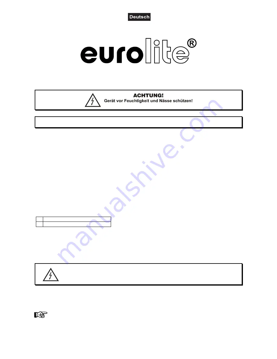 EuroLite LED Ribbon User Manual Download Page 3