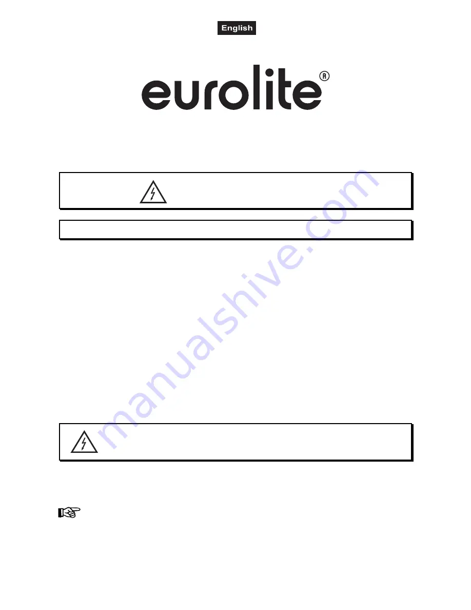 EuroLite LED TL-3 TCL 3x3W Trusslight User Manual Download Page 18