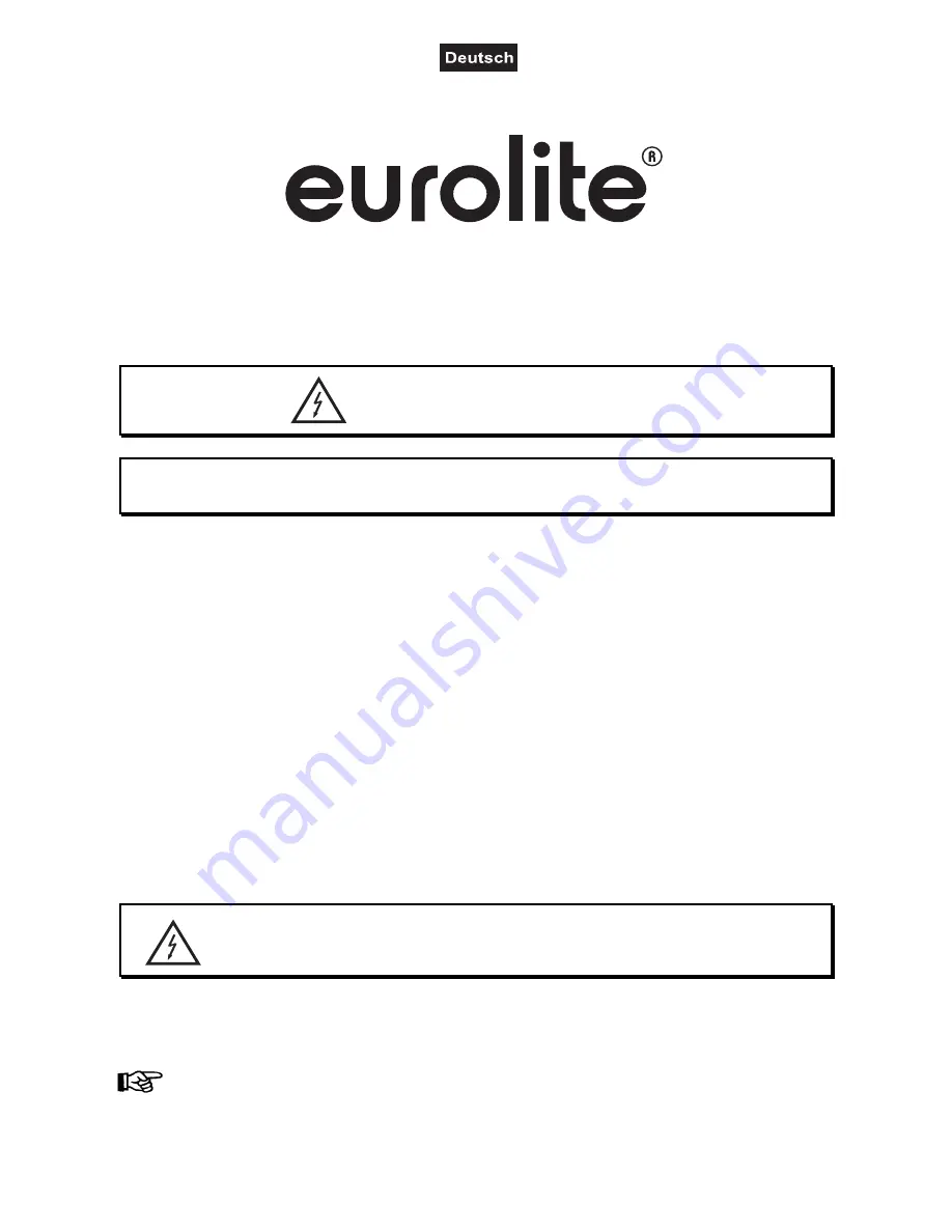 EuroLite LED TMH-X25 Zoom User Manual Download Page 4