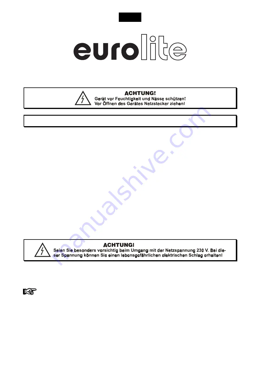 EuroLite LLC-3 Operating Instructions Manual Download Page 2