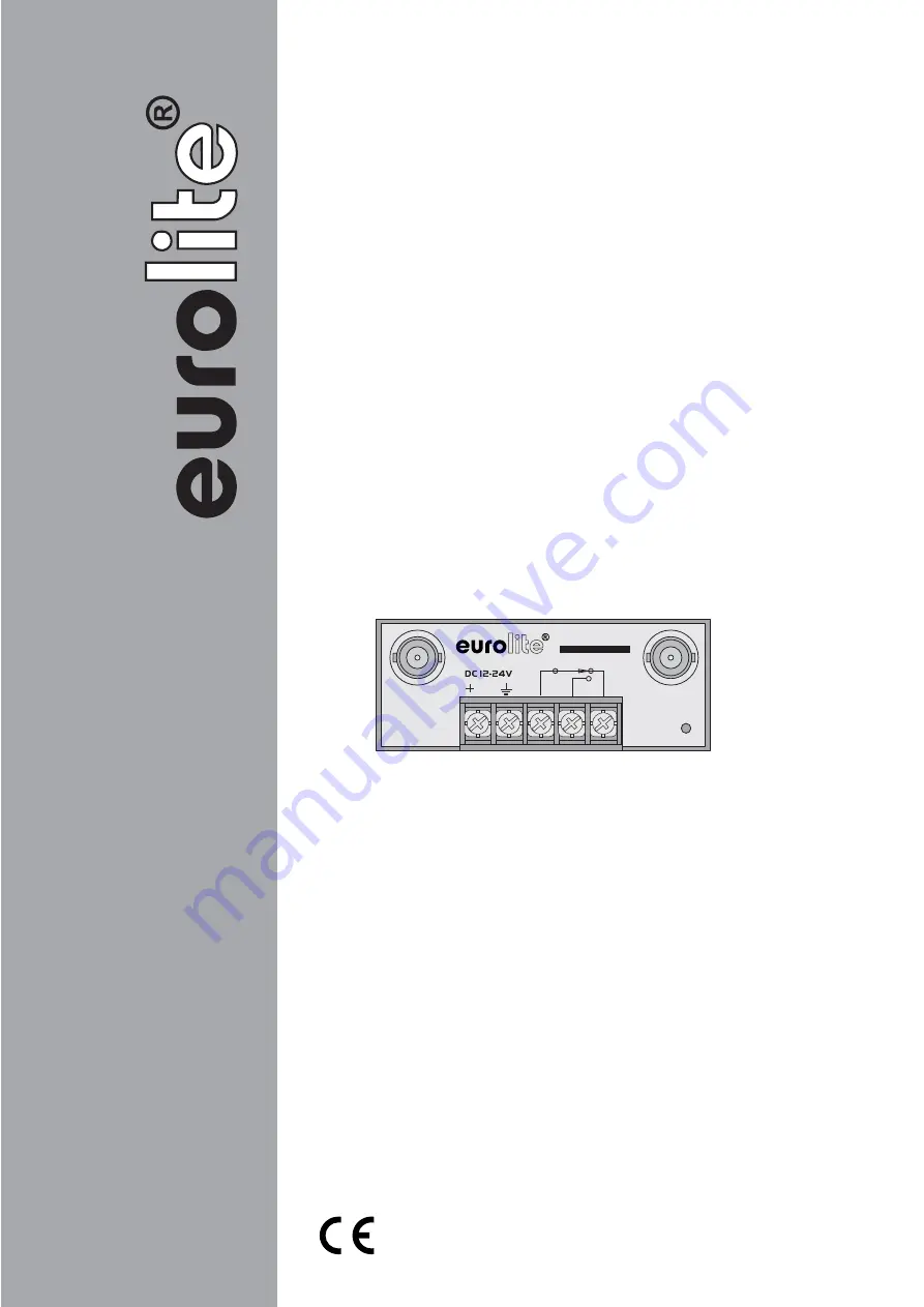 EuroLite LVH-8 User Manual Download Page 1