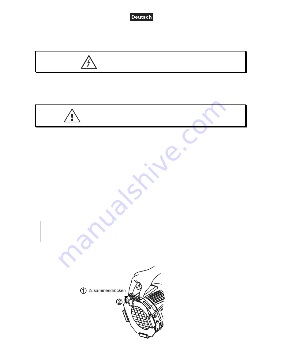 EuroLite ML-30 CDM Multi Lens Spot User Manual Download Page 8