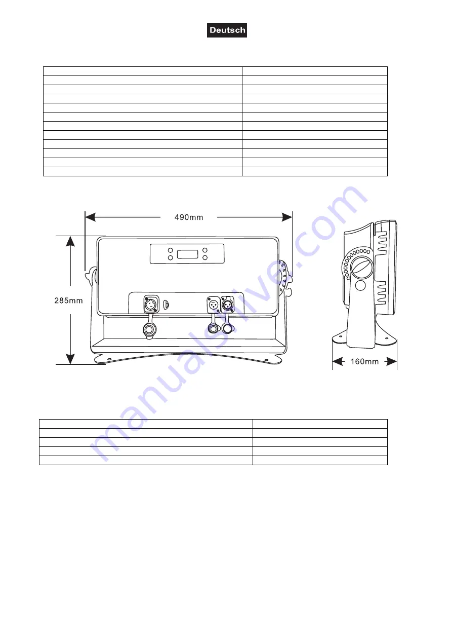 EuroLite Multiflood Pro IP SMD RGBW Strobe/Wash Скачать руководство пользователя страница 19